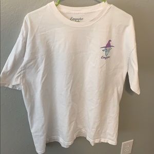 White T-shirt wizard short sleeve